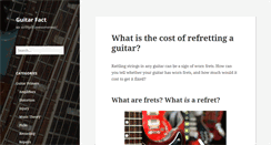 Desktop Screenshot of guitarfact.com